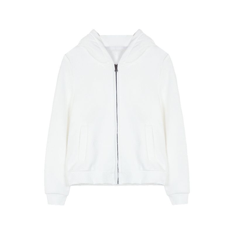 Niche Style All-Match Gray Hooded Fleece Lined Sweater Women s Short Zipper Cardigan Outerwear Autumn Slimming Long Sleeves Tops Fashion White conventional M
Niche Style All-Match Gray Hooded Fleece Lined Sweater Women s Short Zipper Cardigan Outerwear Autumn Slimming Long Sleeves Tops Fashion White conventional M