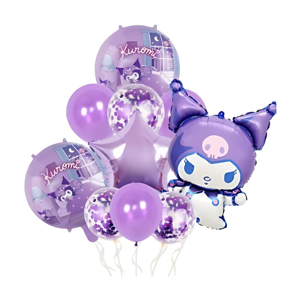 Y F LU GOO Aluminum Happy Birthday Balloon Set Cute Character Anime Decoration Party Decor Girls Boys Purple
Y F LU GOO Aluminum Happy Birthday Balloon Set Cute Character Anime Decoration Party Decor Girls Boys Purple