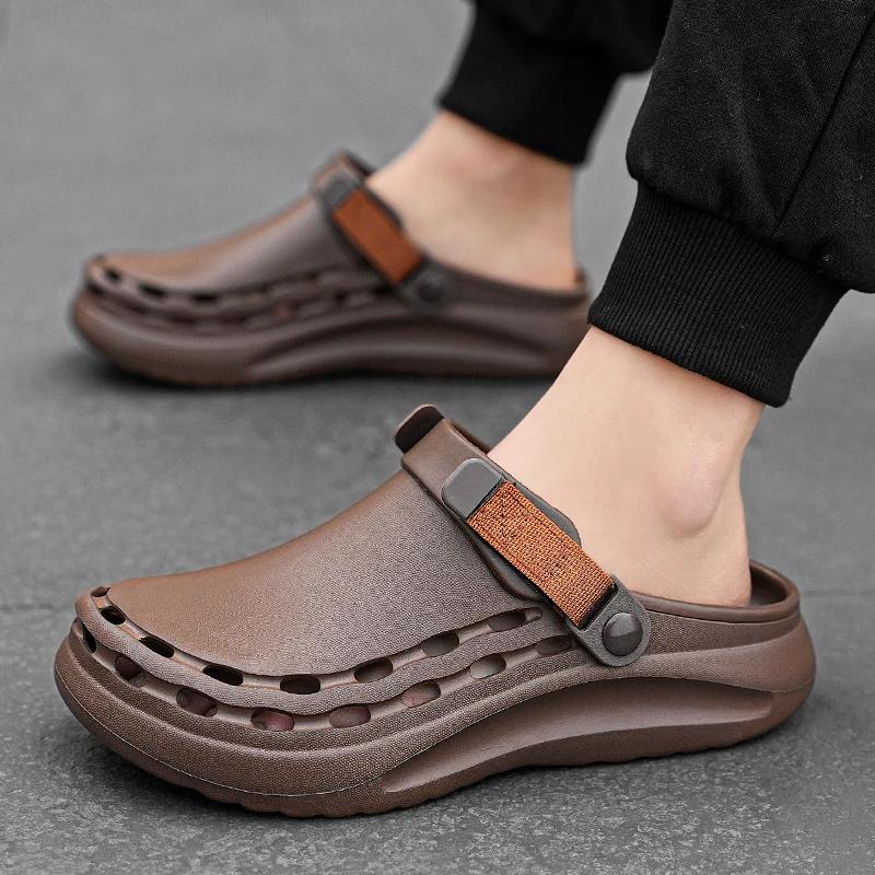 Men EVA Sandals Fashion Trendy Lightweight Outdoor Travel Essentials Beach Shoes Casual Men’s Slippers 40-41 чорний
Men EVA Sandals Fashion Trendy Lightweight Outdoor Travel Essentials Beach Shoes Casual Men’s Slippers 40-41 чорний