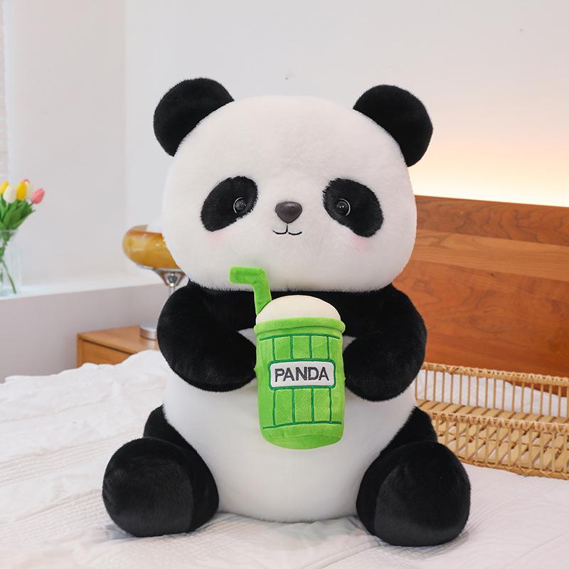Cute milk tea panda doll plush toy simulation panda doll throw pillow panda house commemorative gift doll 24cm чёрный
Cute milk tea panda doll plush toy simulation panda doll throw pillow panda house commemorative gift doll 24cm чёрный