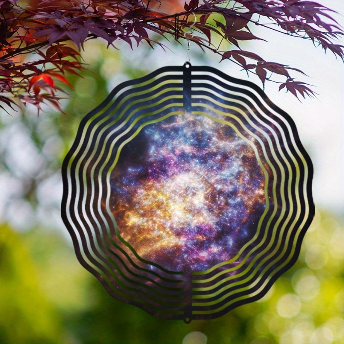 360 Degree Hanging Hook 10 Inch Starry Sky Metal Wind Chime Vibrant Galaxy Design Lightweight Outdoor Garden Decor for All Seasons 01A
360 Degree Hanging Hook 10 Inch Starry Sky Metal Wind Chime Vibrant Galaxy Design Lightweight Outdoor Garden Decor for All Seasons 01A