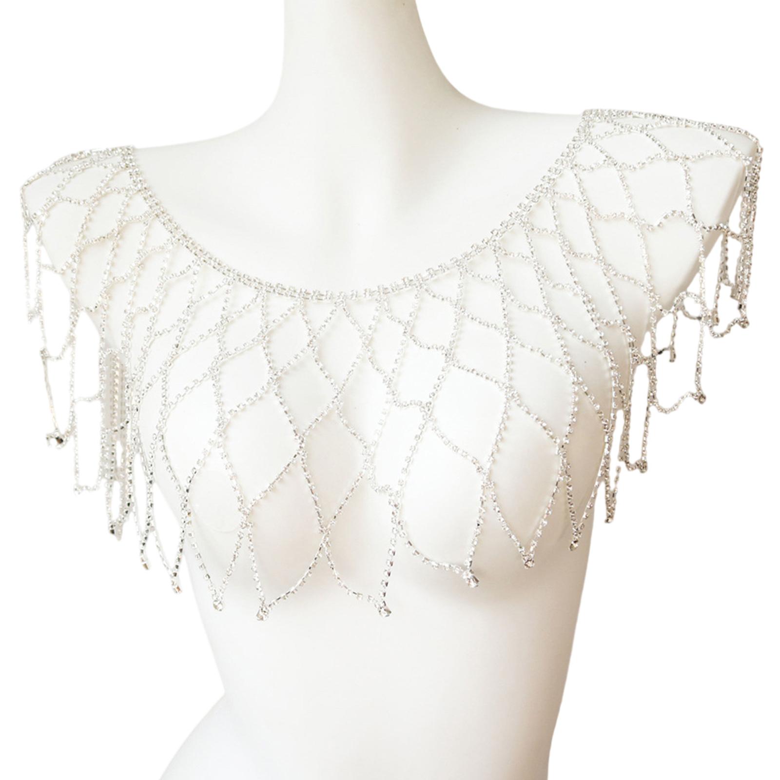 Sparkling Evening Shoulder Wrap Shoulder Chain Necklace Rhinestones Body Jewelry For Women Concerts and Evening Party серебряный
Sparkling Evening Shoulder Wrap Shoulder Chain Necklace Rhinestones Body Jewelry For Women Concerts and Evening Party серебряный