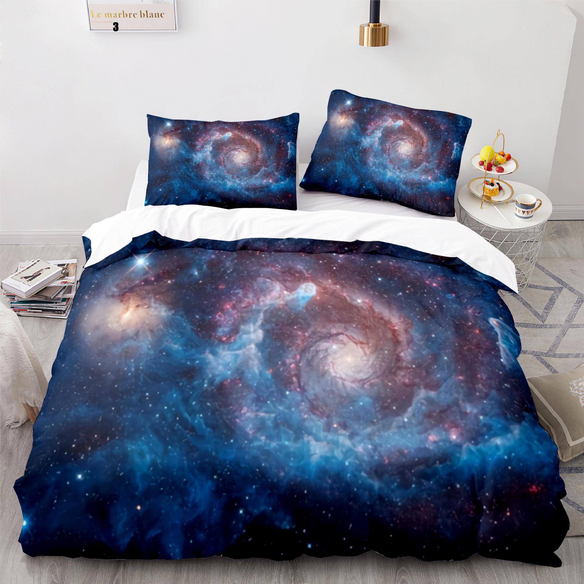 Digital Printing Three-Piece Size Outer Space Quilt Cover 140*210cm
Digital Printing Three-Piece Size Outer Space Quilt Cover 140*210cm