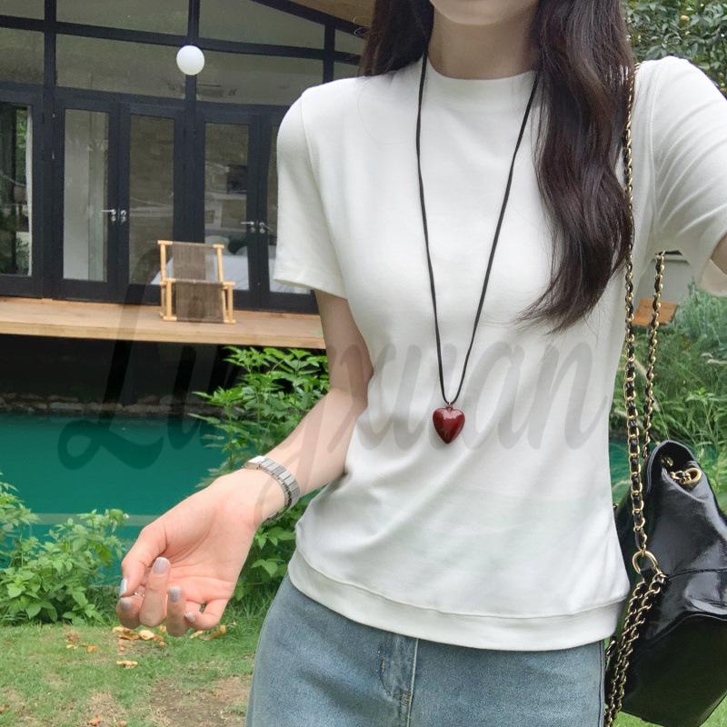 Korean Style Orange Round Neck Short Sleeve T-Shirt for Women: 2026 Early Summer Large білий
Korean Style Orange Round Neck Short Sleeve T-Shirt for Women: 2026 Early Summer Large білий