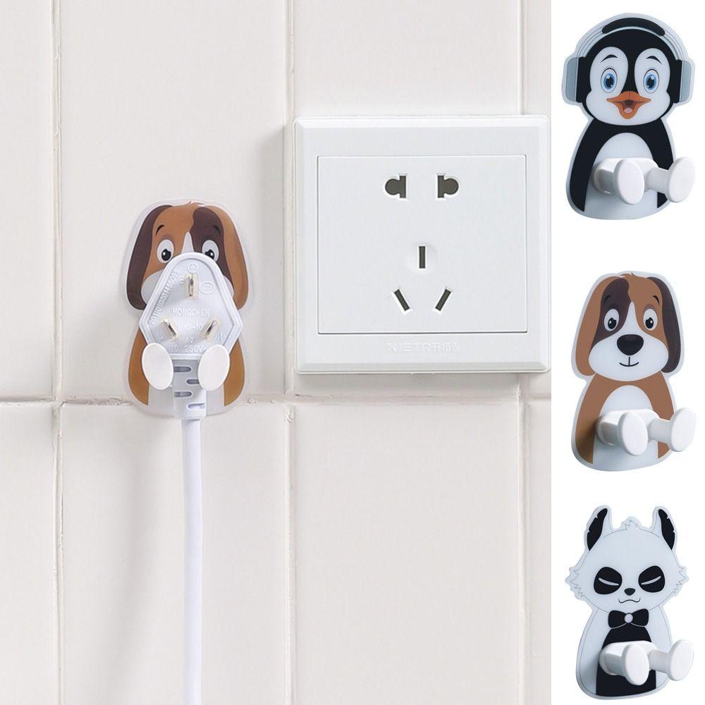 Self Adhesive Animal Wall Plug Wall Mounted Power Cord Plug Bracket Socket Storage Rack Home Dog
Self Adhesive Animal Wall Plug Wall Mounted Power Cord Plug Bracket Socket Storage Rack Home Dog
