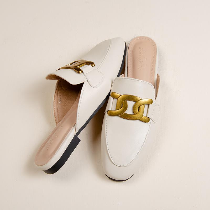 Horse title buckle loafer bag head half slippers women s fashion outer wear without heel one pedal lazy shoes flat shoes women 35 чорний
Horse title buckle loafer bag head half slippers women s fashion outer wear without heel one pedal lazy shoes flat shoes women 35 чорний
