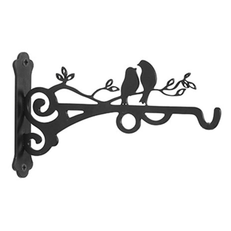 Garden Iron Hook Bracket Bird Pattern Metal Wall Mounted Flower Pot Basket for Outdoor Indoor Hanging Plant Supplies
Garden Iron Hook Bracket Bird Pattern Metal Wall Mounted Flower Pot Basket for Outdoor Indoor Hanging Plant Supplies