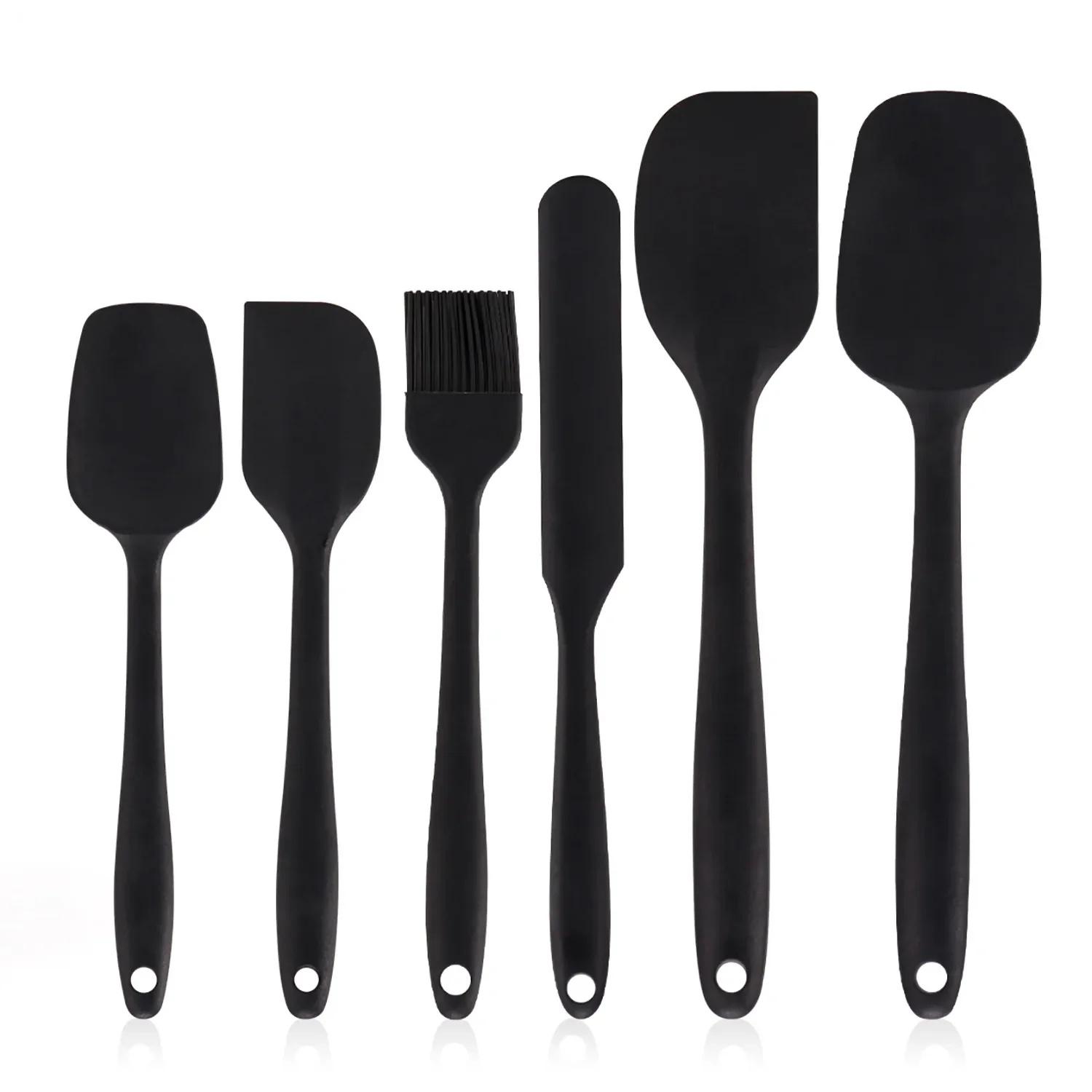 Silicone Spatula Set 6pcs Food Grade Non Stick Heat Resistant Spatulas Turner Cream Scraper for Cooking Mixing Baking Tools New
Silicone Spatula Set 6pcs Food Grade Non Stick Heat Resistant Spatulas Turner Cream Scraper for Cooking Mixing Baking Tools New