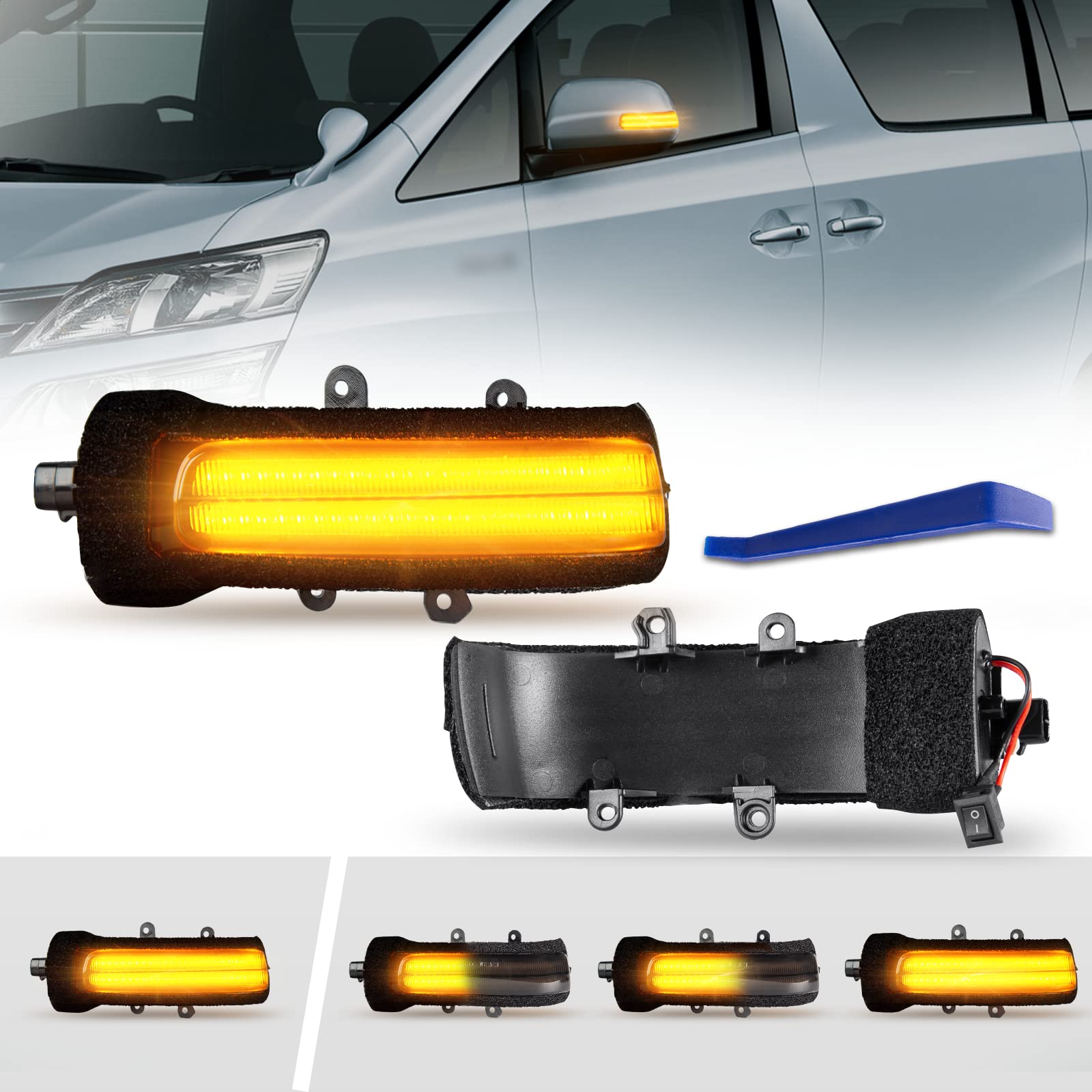 POPMOTORZ Vanguard 30 серии Voxy Noah 70 серии RAV4 30 серии Estima 50 серии Estima Hybrid Последовательные сигналы поворота бокового зеркала можно переключать между
POPMOTORZ Vanguard 30 серии Voxy Noah 70 серии RAV4 30 серии Estima 50 серии Estima Hybrid Последовательные сигналы поворота бокового зеркала можно переключать между