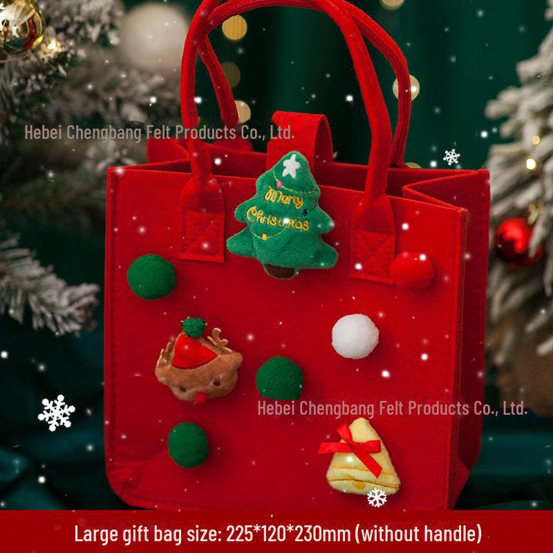 Сумочка в канун Рождества: Фетровый мультяшный подарок и сумка для конфет для детей с возможностью индивидуального логотипа Large size Christmas красный
Сумочка в канун Рождества: Фетровый мультяшный подарок и сумка для конфет для детей с возможностью индивидуального логотипа Large size Christmas красный