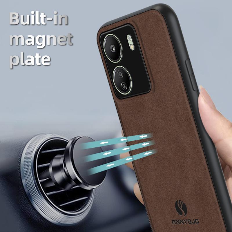 ANNYOJO For Xiaomi Redmi 13C 4G/Poco C65 4G Case PU Leather+PC+TPU Drop-proof Back Cover Coffee
ANNYOJO For Xiaomi Redmi 13C 4G/Poco C65 4G Case PU Leather+PC+TPU Drop-proof Back Cover Coffee