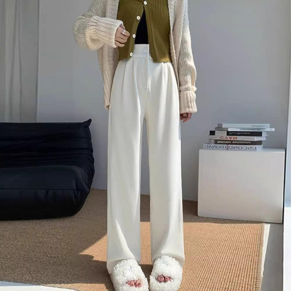 Women s Black Wide-Leg Corduroy Pants: Double-Button, Fleece-Lined, Casual Knit for Autumn/Winter Cream, Petite, Spring/Autumn
Women s Black Wide-Leg Corduroy Pants: Double-Button, Fleece-Lined, Casual Knit for Autumn/Winter Cream, Petite, Spring/Autumn