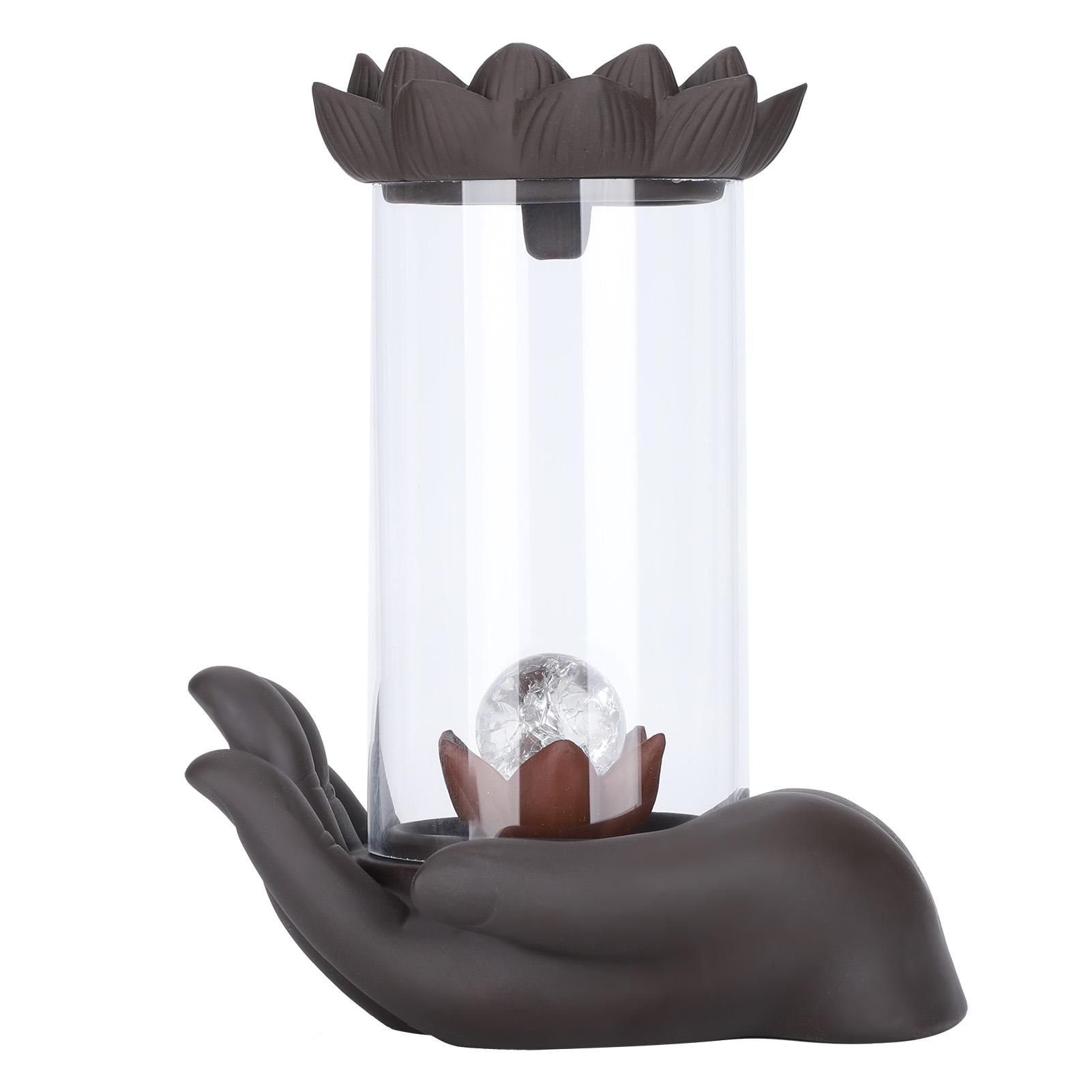 LED Waterfall Backflow Incense Burner with Windproof Cover Handicraft for Home Office Tea House
LED Waterfall Backflow Incense Burner with Windproof Cover Handicraft for Home Office Tea House