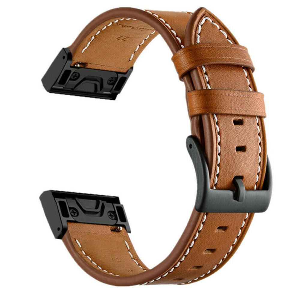 26mm Leather Watch Band for Garmin Fenix 8 51mm/Enduro 3/Enduro 2 Stitching Line Design Wrist Strap Brown
26mm Leather Watch Band for Garmin Fenix 8 51mm/Enduro 3/Enduro 2 Stitching Line Design Wrist Strap Brown
