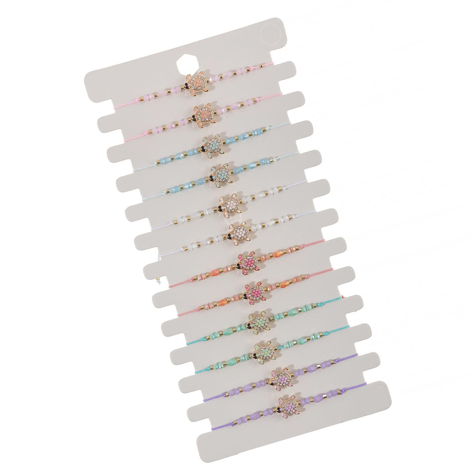 Набор из 12 регулируемых плетеных браслетов с дизайном натуральной черепахи, из сплава, с кристаллами, деревянными бусинами, набор наручных украшений для повседневной носки F
Набор из 12 регулируемых плетеных браслетов с дизайном натуральной черепахи, из сплава, с кристаллами, деревянными бусинами, набор наручных украшений для повседневной носки F