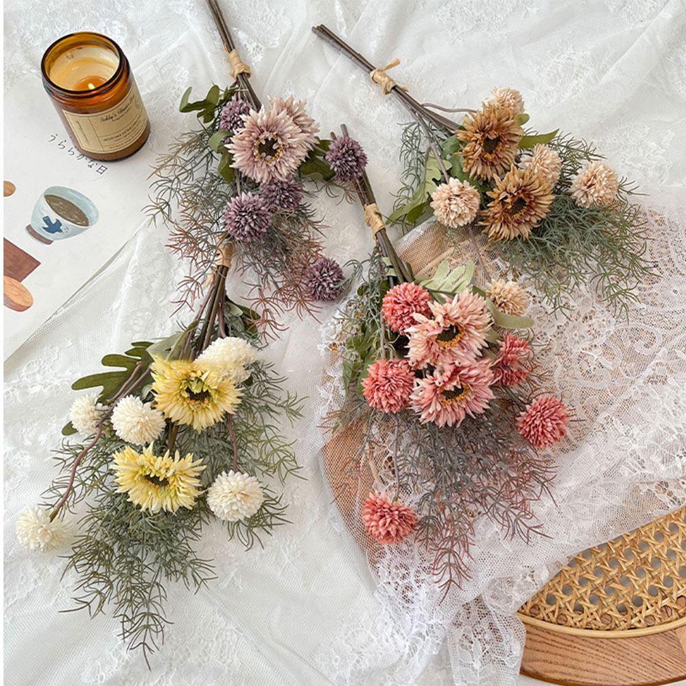 Silk Petals Artificial Flower Bouquet DIY Floral Arrangement Home Decoration хакі
Silk Petals Artificial Flower Bouquet DIY Floral Arrangement Home Decoration хакі