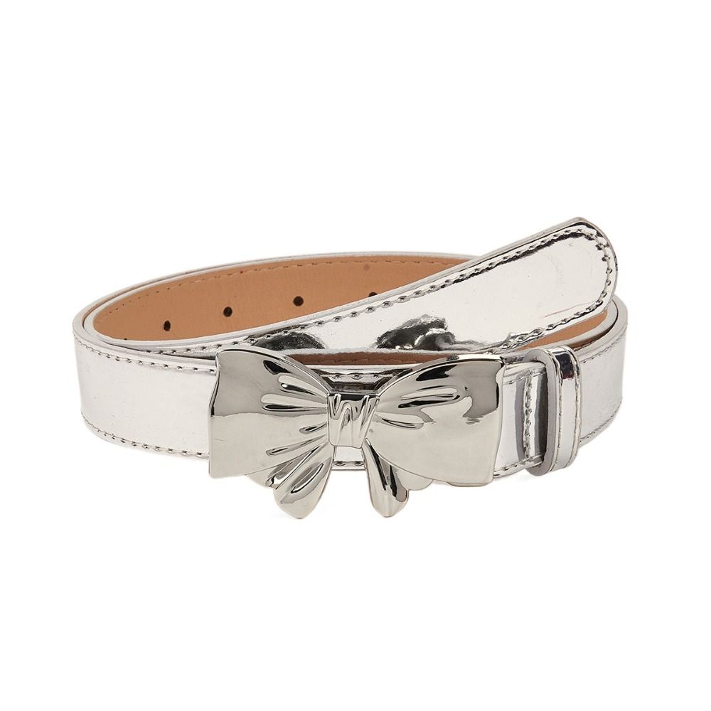 Bowknot Buckle Bow Belt Y2k Leather Waistband Elegant Party срібний
Bowknot Buckle Bow Belt Y2k Leather Waistband Elegant Party срібний