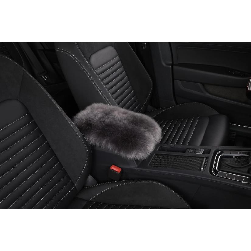 Real Long Wool Car Center Console Cover, Universal Interior Accessory Fit for Most SUV/Truck/Auto, Armrest Cushion Pad, Soft Warm & Fluffy for Winter сірий
Real Long Wool Car Center Console Cover, Universal Interior Accessory Fit for Most SUV/Truck/Auto, Armrest Cushion Pad, Soft Warm & Fluffy for Winter сірий