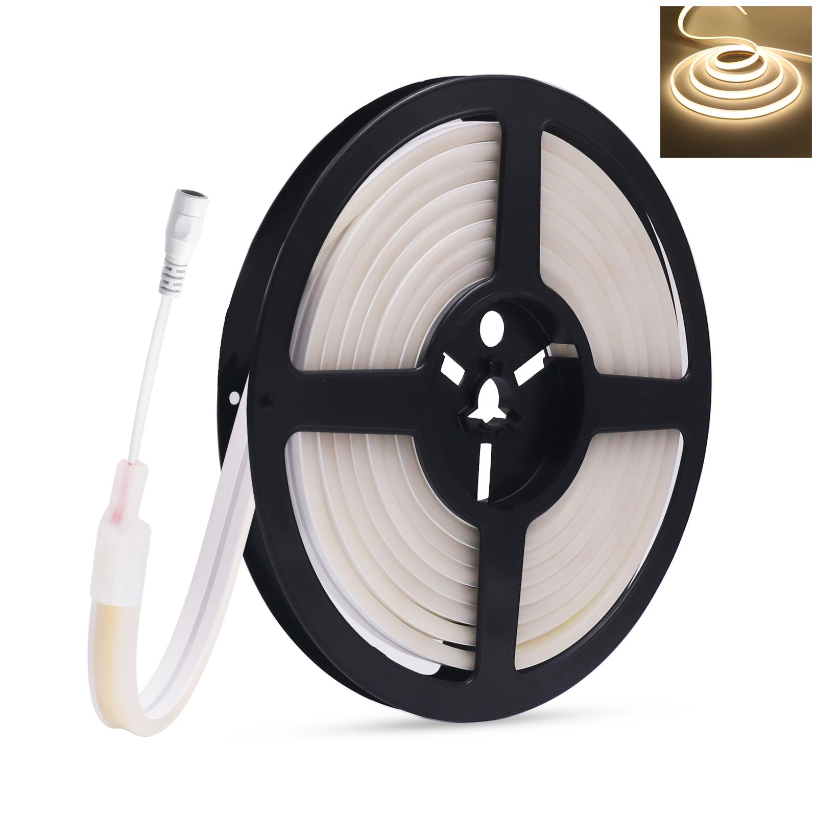 COB Светодиодная лента 12В 24В 320 светодиодов/м Двусторонняя светящаяся Неоновая веревочная подсветка Водонепроницаемая Гибкая лента с 2-контактными проводами/разъемом DC для домашнего декора 12V 0.5m
COB Светодиодная лента 12В 24В 320 светодиодов/м Двусторонняя светящаяся Неоновая веревочная подсветка Водонепроницаемая Гибкая лента с 2-контактными проводами/разъемом DC для домашнего декора 12V 0.5m