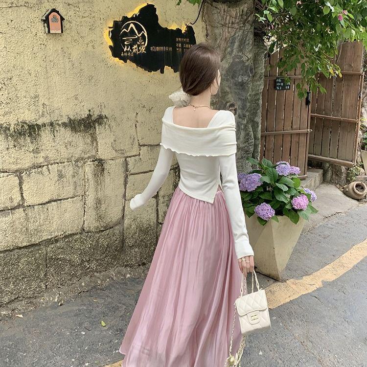 2026 Early Spring Women s Gentle Suit Set: 3D Rose Slim-fit T-shirt & Elastic Waist A-line Skirt L (47.5-57.5 kg)
2026 Early Spring Women s Gentle Suit Set: 3D Rose Slim-fit T-shirt & Elastic Waist A-line Skirt L (47.5-57.5 kg)