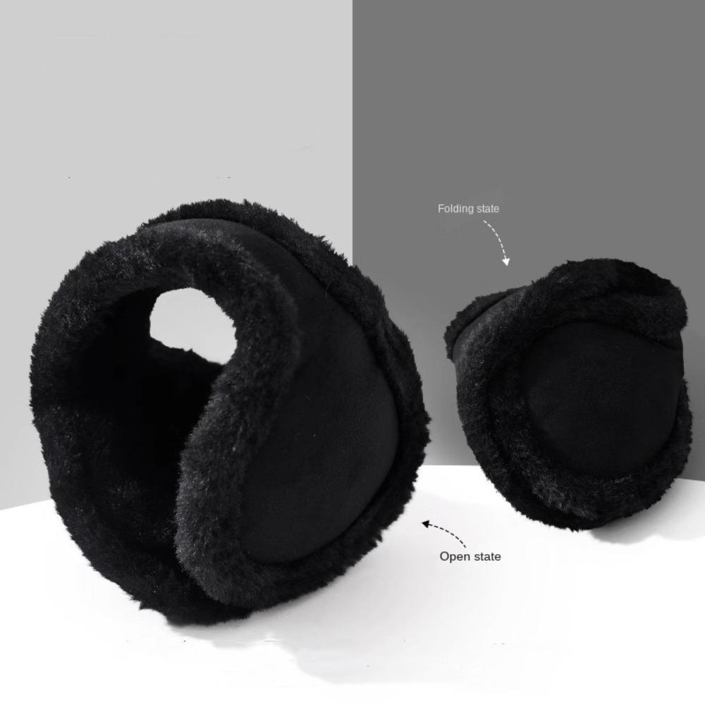 Thicken Plush Winter Earmuffs Solid Color Plush Ear Protector New Fleece Ear Muffs Men чорний
Thicken Plush Winter Earmuffs Solid Color Plush Ear Protector New Fleece Ear Muffs Men чорний
