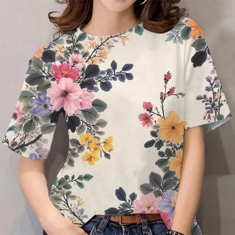 Women s Floral Print Casual T-Shirt - Short Sleeve 6XL
Women s Floral Print Casual T-Shirt - Short Sleeve 6XL