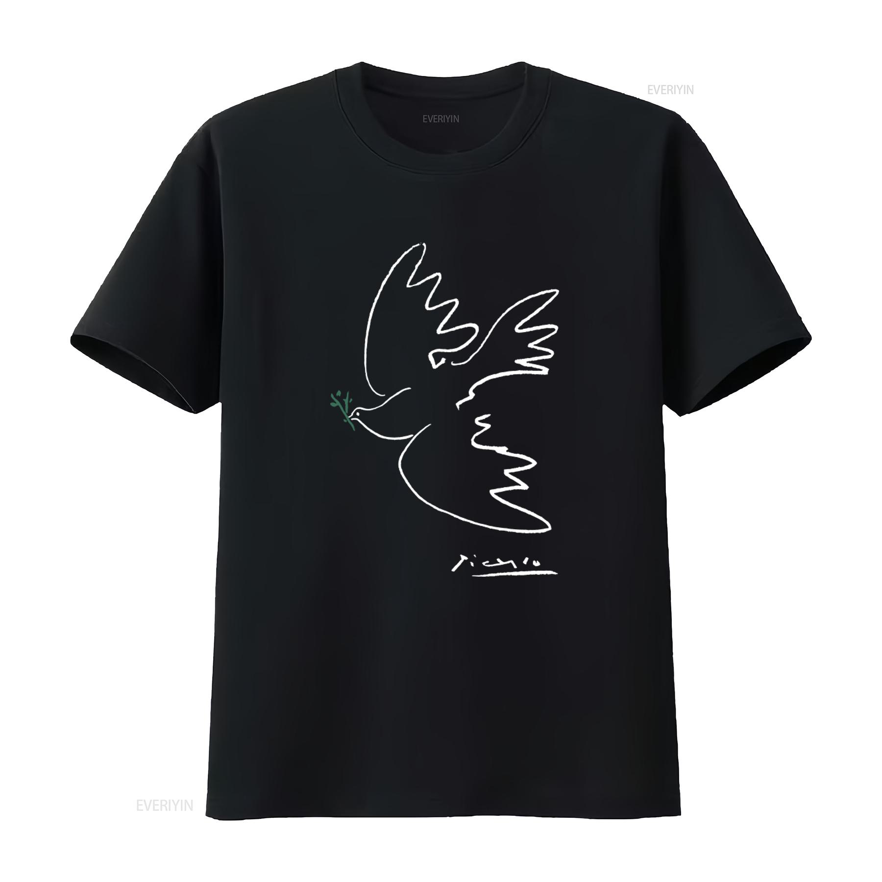 Pablo Picassos Dove of Peace T Shirt Stylish and Symbolic Design for All vintage Washed Soft designer clothes Unisex Slightly 4XL
Pablo Picassos Dove of Peace T Shirt Stylish and Symbolic Design for All vintage Washed Soft designer clothes Unisex Slightly 4XL
