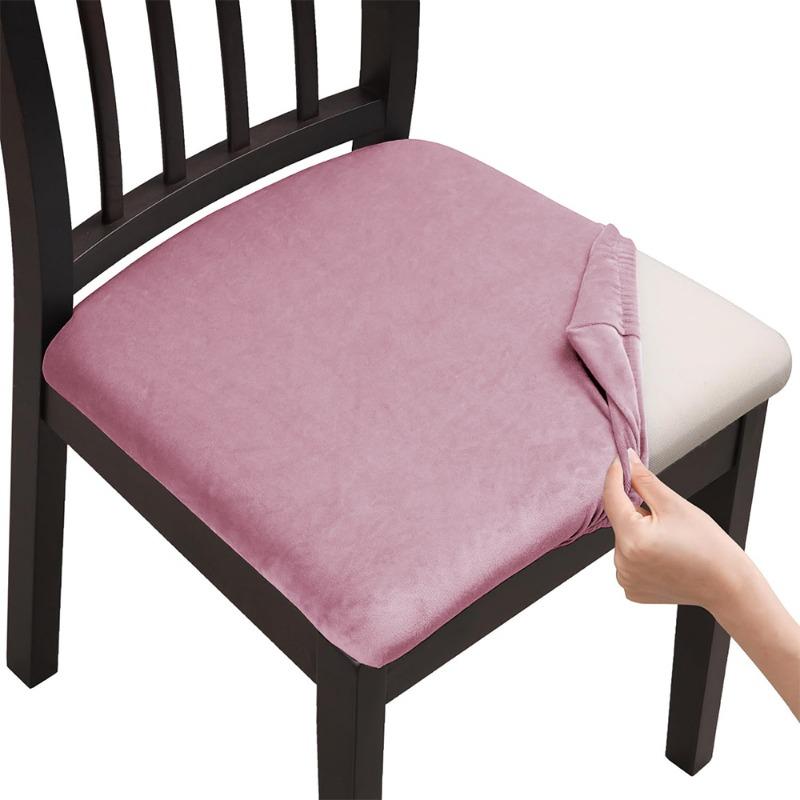 Super Soft Velvet Chair Seat Covers Plain Colors Elastic Dining Seat Covers Removable Spandex Furniture Protector for Restaurant 1pc
Super Soft Velvet Chair Seat Covers Plain Colors Elastic Dining Seat Covers Removable Spandex Furniture Protector for Restaurant 1pc