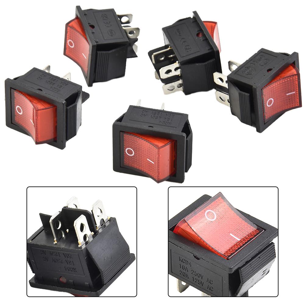 4 Pin On-Off Rocker Switch 5PCS Latching On Off DPST Rectangular 2 Position 250V 30mm X 25mm X 27mm High Quality червоний
4 Pin On-Off Rocker Switch 5PCS Latching On Off DPST Rectangular 2 Position 250V 30mm X 25mm X 27mm High Quality червоний