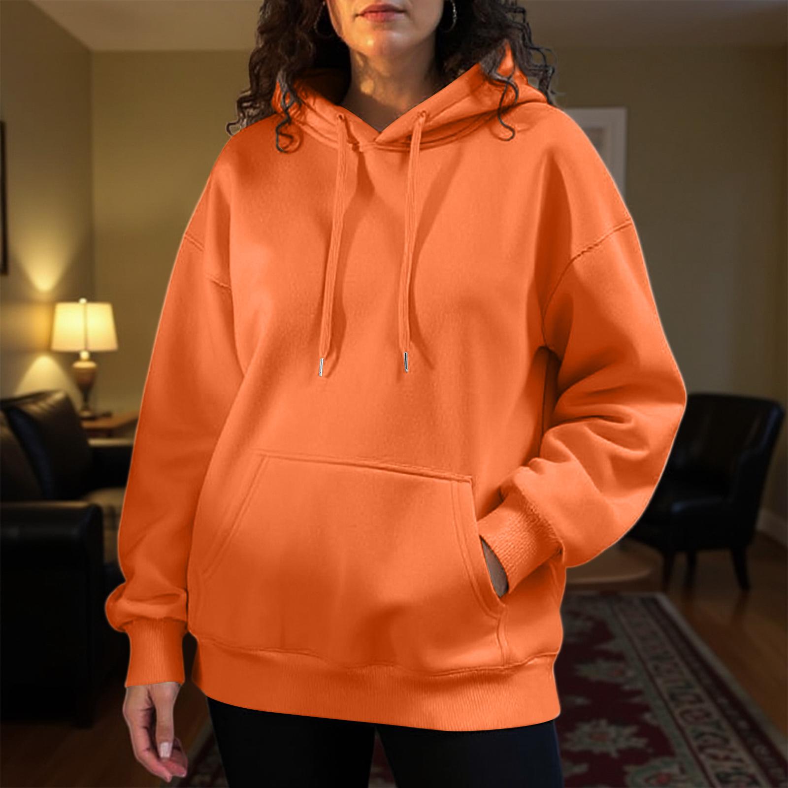 Women s Fashion Solid Color Casual Long Sleeve Hoodie L
Women s Fashion Solid Color Casual Long Sleeve Hoodie L