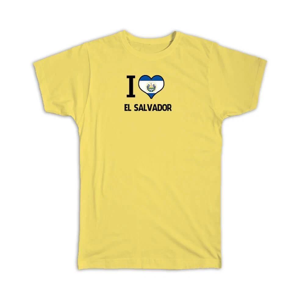 Gift T-Shirt : I Love El Salvador Flag Heart Country Crest Salvadorean Expat 4XL
Gift T-Shirt : I Love El Salvador Flag Heart Country Crest Salvadorean Expat 4XL