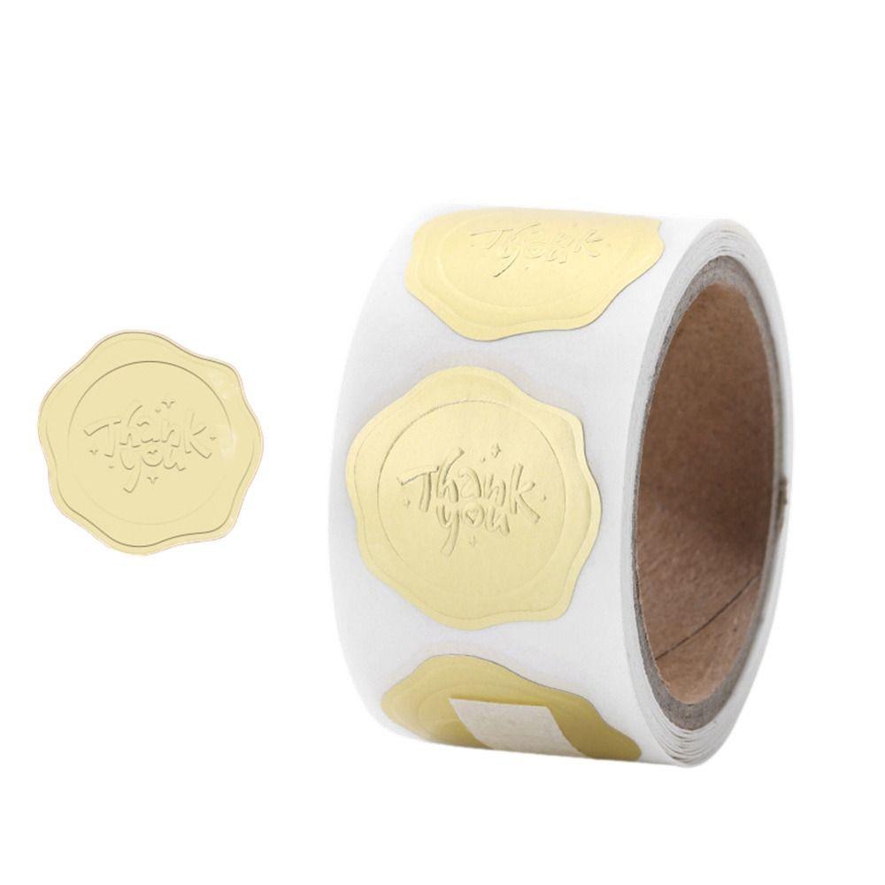 150PCS/Roll Gold Embossing Thanks Stickers Irregular Shape Concave Convex Relief Seal Tags
150PCS/Roll Gold Embossing Thanks Stickers Irregular Shape Concave Convex Relief Seal Tags