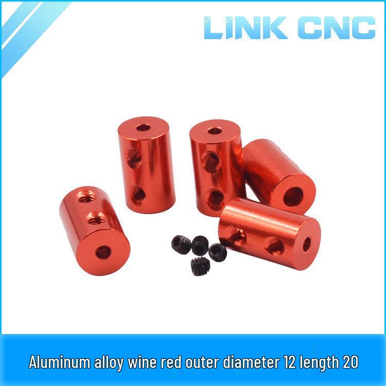 Red Gold Aluminum Alloy Rigid Coupling for 12mm Diameter, 20mm Length Shaft or Lead Screw. Red 6x6 Without Screws (1 set)
Red Gold Aluminum Alloy Rigid Coupling for 12mm Diameter, 20mm Length Shaft or Lead Screw. Red 6x6 Without Screws (1 set)