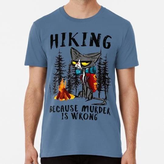 Black Cat Hiking Because Murder Is Wrong Size S to 5XL Made in the USA T shirt S
Black Cat Hiking Because Murder Is Wrong Size S to 5XL Made in the USA T shirt S