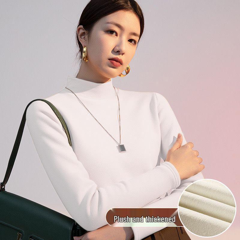 Women s Velvet Semi-High Neck Long Sleeve T-Shirt - Thick, Warm, and Versatile for Autumn and Winter S (60-85 jin)
Women s Velvet Semi-High Neck Long Sleeve T-Shirt - Thick, Warm, and Versatile for Autumn and Winter S (60-85 jin)