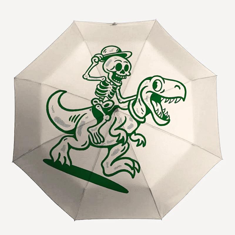 1pc DinoRider Skeleton Automatic Open/close Umbrella, 8-Rib sturdy structure, Portable Travel Umbrella, Parties, Everyday Useb066
1pc DinoRider Skeleton Automatic Open/close Umbrella, 8-Rib sturdy structure, Portable Travel Umbrella, Parties, Everyday Useb066