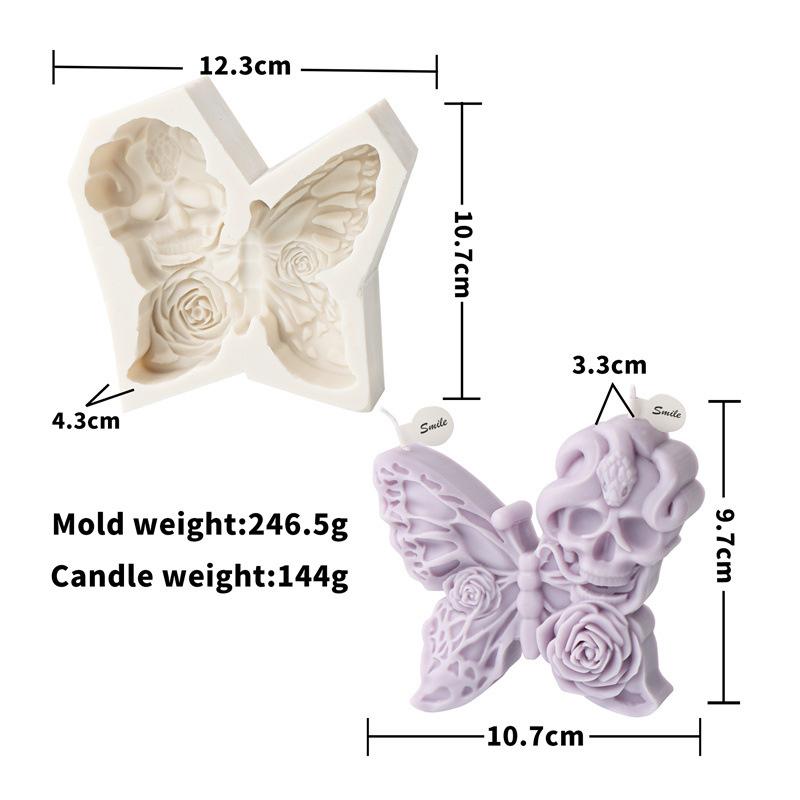 3D Flower Butterfly Relief Silicone Candle Mold Halloween Skull Snake Flower Angel Gypsum Soap Mould DIY Aromatherapy Home Decor
3D Flower Butterfly Relief Silicone Candle Mold Halloween Skull Snake Flower Angel Gypsum Soap Mould DIY Aromatherapy Home Decor