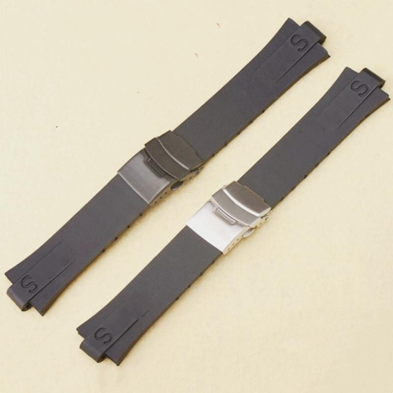 Classic 24x11mm Blue Black Silicone Watch Band Fit for ORIS AQU-IS 733 743 – Waterproof Convex Logo Resin Strap-Deployant Clasp 24x11mm&no buckle чорний
Classic 24x11mm Blue Black Silicone Watch Band Fit for ORIS AQU-IS 733 743 – Waterproof Convex Logo Resin Strap-Deployant Clasp 24x11mm&no buckle чорний