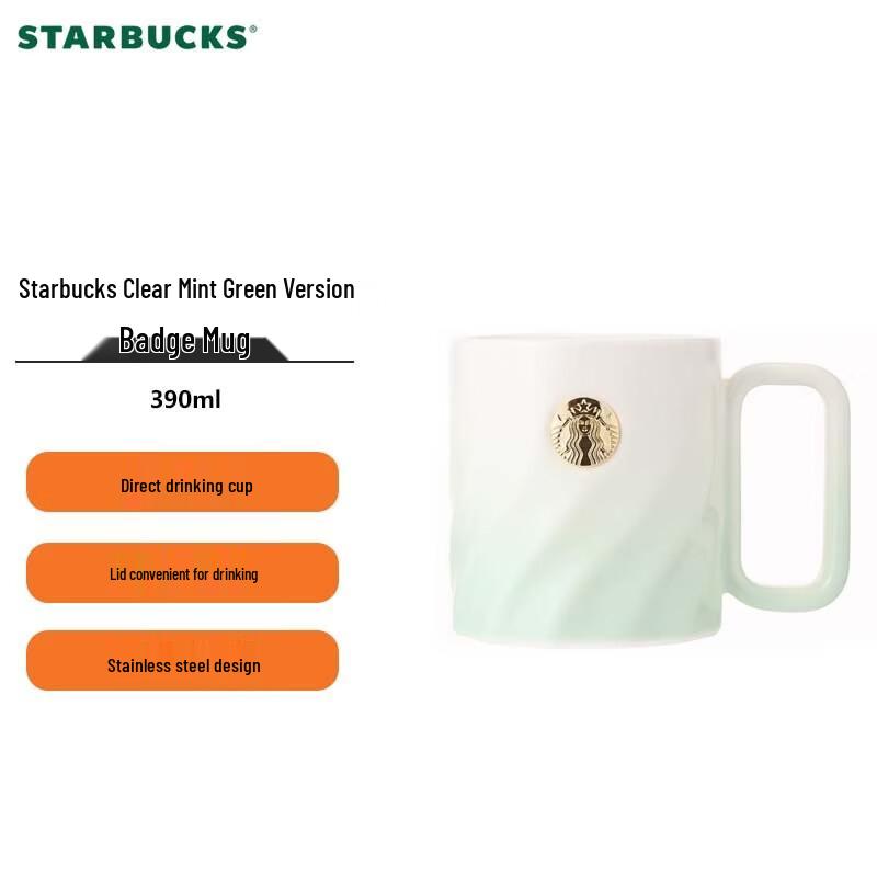 Starbucks Mint Green Badge Mug
Starbucks Mint Green Badge Mug