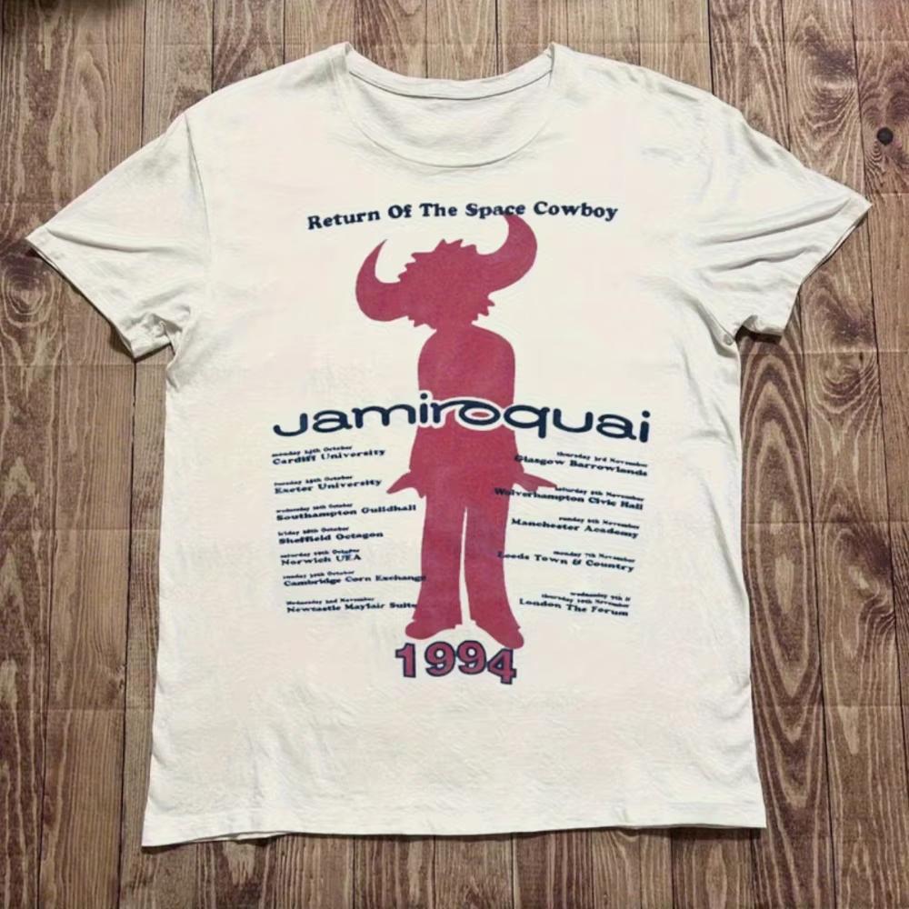Jamiroquai Return of The Space Cowboy 1994 Tour Print Unisex T Shirt 2026 Summer Vintage Cotton Streetwear Tops Vintage T Shirt 4XL
Jamiroquai Return of The Space Cowboy 1994 Tour Print Unisex T Shirt 2026 Summer Vintage Cotton Streetwear Tops Vintage T Shirt 4XL