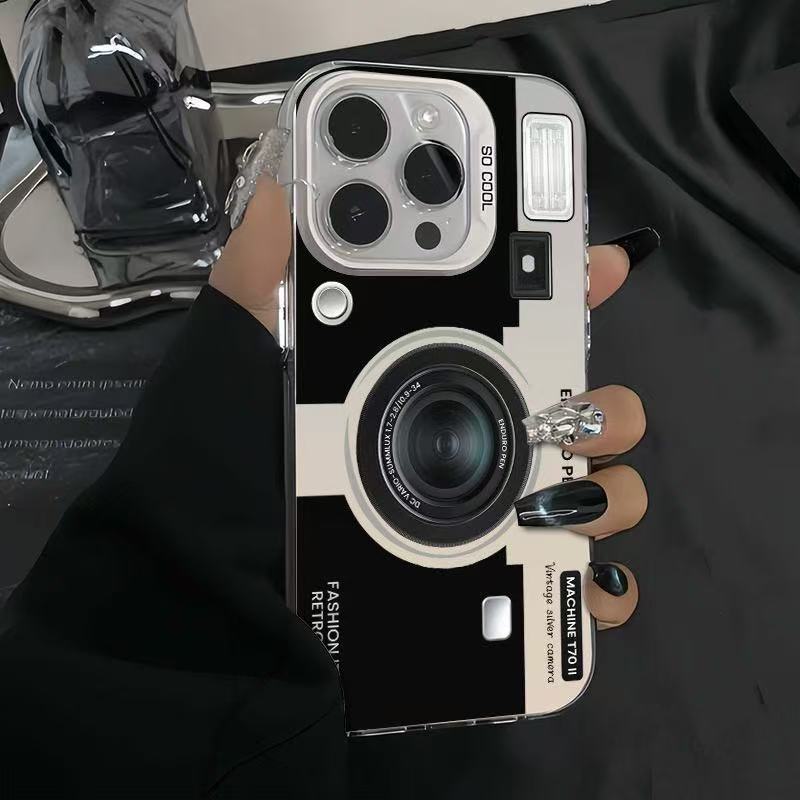 Retro Camera Graphic Phone Case for iPhone 17 Air 16 15 14 Plus 13 12 11 Pro Max Matte TPU Protective Fashion Cover For iPhone 17 ProMax белый
Retro Camera Graphic Phone Case for iPhone 17 Air 16 15 14 Plus 13 12 11 Pro Max Matte TPU Protective Fashion Cover For iPhone 17 ProMax белый