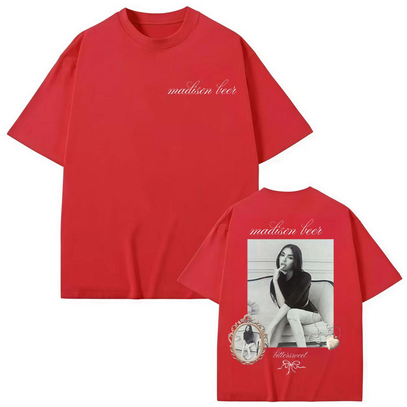 Singer Madison Beer Merch T-shirt Men Women Summer Fashion Vintage Short Sleeve T-shirts Cotton Oversized T Shirt 3XL
Singer Madison Beer Merch T-shirt Men Women Summer Fashion Vintage Short Sleeve T-shirts Cotton Oversized T Shirt 3XL