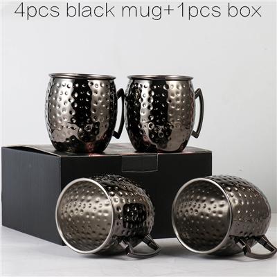 4pcs Mug With Color Box Hammered Copper Plated Moscow Mule Mug Beer Cup Coffee Cup Mug Copper Plated Cocktail Tool 550ml
4pcs Mug With Color Box Hammered Copper Plated Moscow Mule Mug Beer Cup Coffee Cup Mug Copper Plated Cocktail Tool 550ml