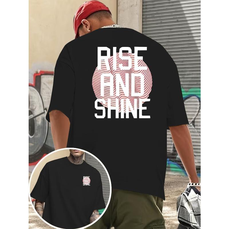 Европейский размер RISE AND SHINE Вдохновляющий Слогана Принт Двусторонний Принт Мужская Летняя Американский Стиль Минималистичный Позитивный Футболка с Коротким Рукавом S чёрный
Европейский размер RISE AND SHINE Вдохновляющий Слогана Принт Двусторонний Принт Мужская Летняя Американский Стиль Минималистичный Позитивный Футболка с Коротким Рукавом S чёрный