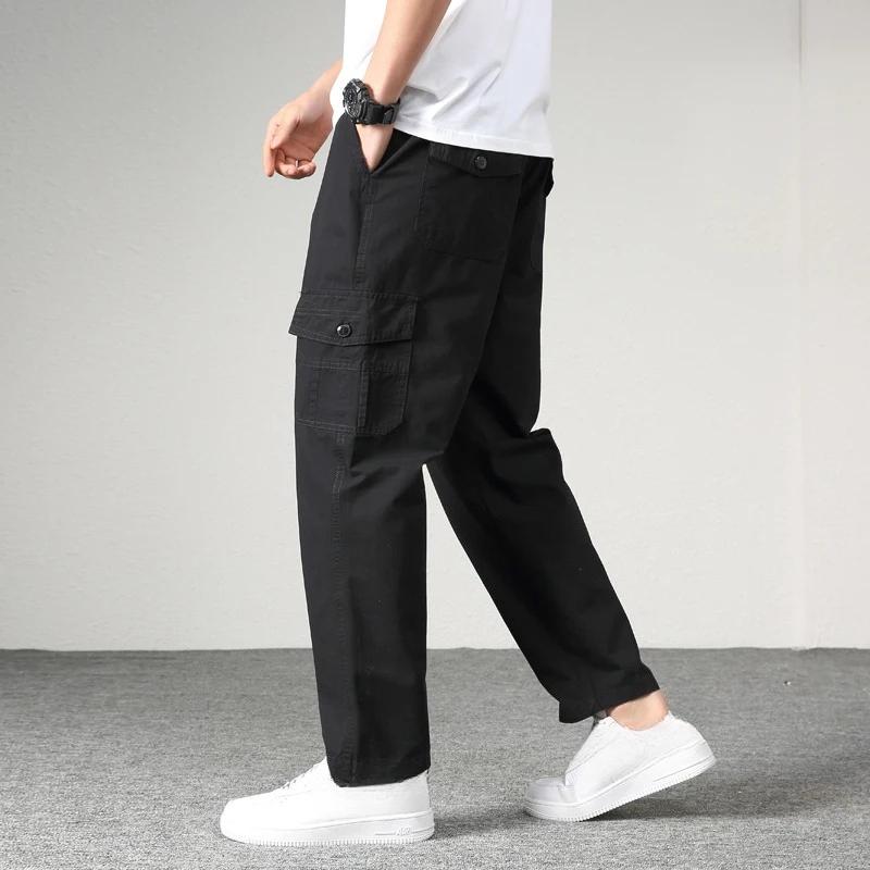 Men s Cargo Pants Straight Fit Leg Work Trouser Male Big Size Plus Large Multi Pocket Summer Elastic Waist Loose Thin S чёрный
Men s Cargo Pants Straight Fit Leg Work Trouser Male Big Size Plus Large Multi Pocket Summer Elastic Waist Loose Thin S чёрный