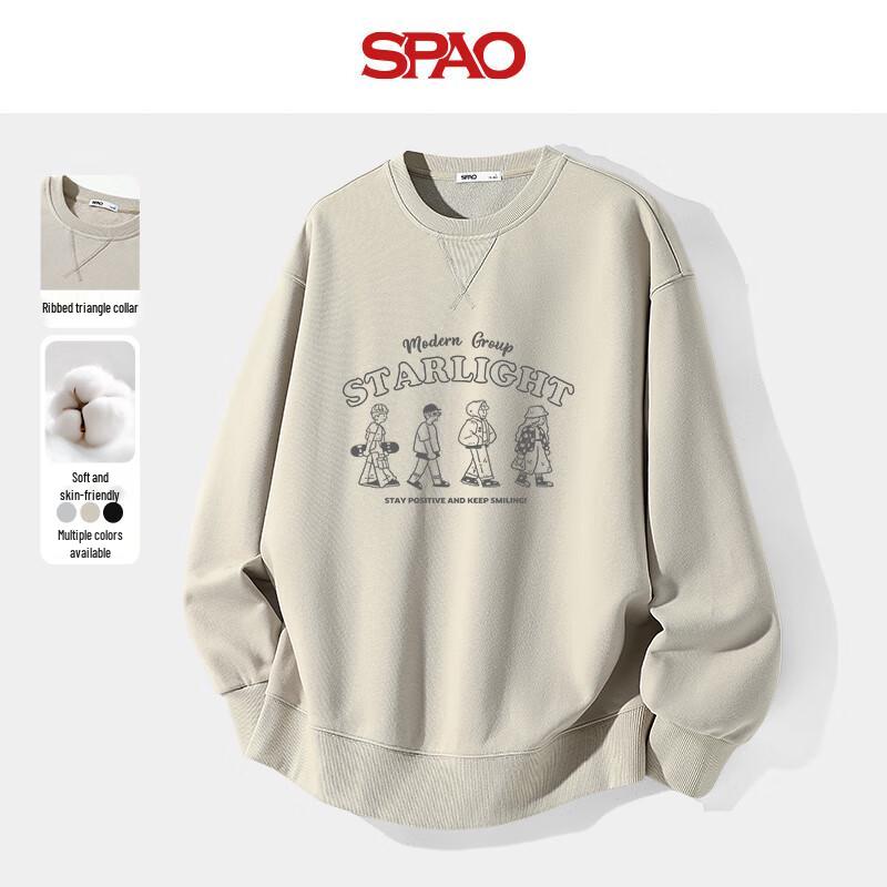 SPAO Men s Casual Round Neck Pullover Sweatshirt M
SPAO Men s Casual Round Neck Pullover Sweatshirt M