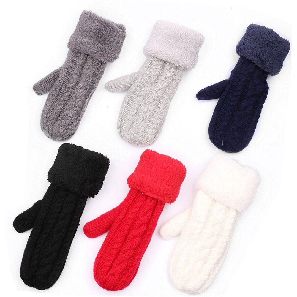 Outdoor Comfortable Windproof Winter Warm Mittens Plush Thicken Warm Knitted Gloves
Outdoor Comfortable Windproof Winter Warm Mittens Plush Thicken Warm Knitted Gloves