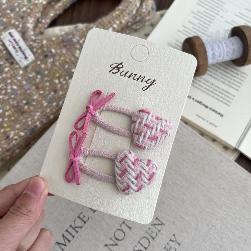 Korean New Woven Love Bow Bb Clip Sweet Versatile Girl Hairpin Back Head Broken Hair Bangs Edge Clip жовтий
Korean New Woven Love Bow Bb Clip Sweet Versatile Girl Hairpin Back Head Broken Hair Bangs Edge Clip жовтий