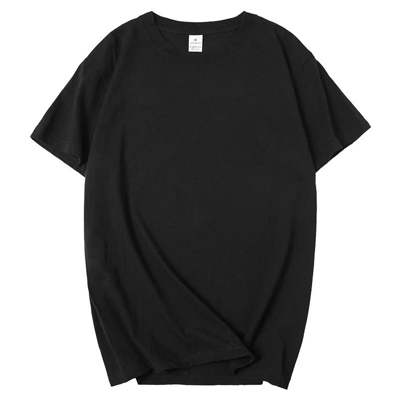 Cotton Men s T-shirt Solid Color Round Neck Half Sleeve Loose Casual T-shirt Bottoming Men Shirt XXXL чорний
Cotton Men s T-shirt Solid Color Round Neck Half Sleeve Loose Casual T-shirt Bottoming Men Shirt XXXL чорний