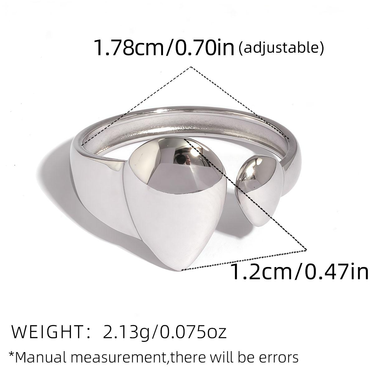 Irregular Stainless Steel Rings for Women Unique Chic Chunky Glossy 18K Gold Plated Waterproof Quality Trendy Zircon For Daliy resizable
Irregular Stainless Steel Rings for Women Unique Chic Chunky Glossy 18K Gold Plated Waterproof Quality Trendy Zircon For Daliy resizable